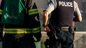 peace officers responding to an accident