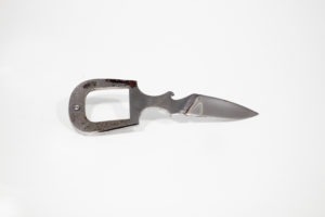 a belt buckle knife