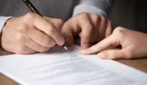 PC 522: Extortion of a Signature a man is directed where to sign a document