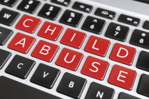 PC 311.4: Employment of Minor in Sale or Distribution of Obscene Matter or Production of Pornography child abuse spelled on keyboard