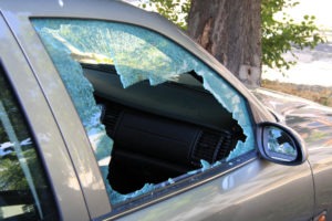 Property Crimes Lawyer in Encino | Free Consultation broken car window