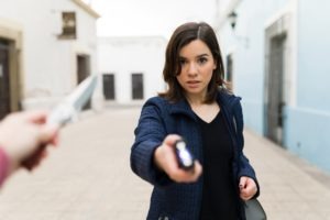 Weapons Charge Lawyer in Lynwood | Free Consultations 24/7 woman with a taser vs guy with a knife