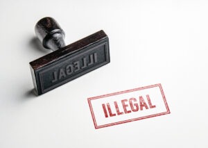 illegal rubber stamp