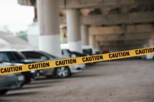 Premises Liability Lawyer in Downey | Free Consultations 24/7 caution-tape-across-parking-garage