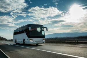 Bus Accident Lawyer in Thousand Oaks | Free Consultations 24/7 bus driving on road