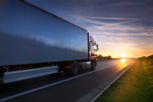 Truck Accident Lawyer in San Diego | Free Consultations 24/7 truck traveling at sunset