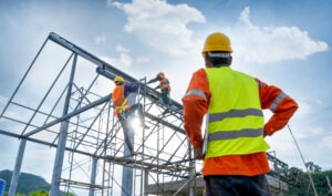 Construction Accident Lawyer in Downey | Free Consultations 24/7 A construction worker stands in Downey, California. Call a Downey construction accident lawyer.