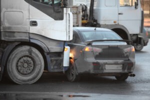 Truck Accident Lawyer in Camarillo | Free Consultations 24/7 A truck has crashed into a smaller vehicle. Contact a Camarillo truck accident lawyer now.