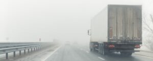 Truck Accident Lawyer in Torrance | Free Consultations 24/7 A truck in fog. Find out how to secure maximum compensation with a Torrance truck accident lawyer.